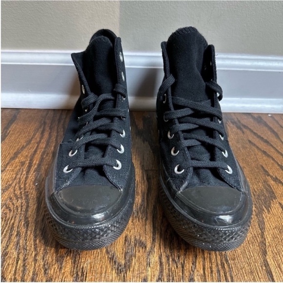 NWOT Converse Chuck 70 High Tops Black Monochrome Suede Customs Women’s 7 - Picture 2 of 7